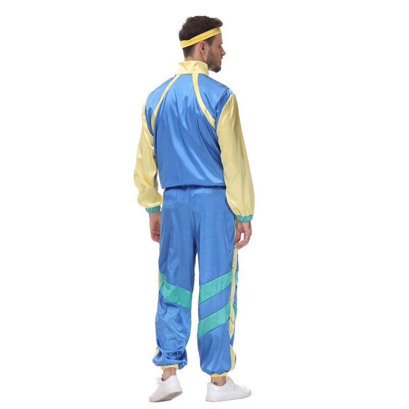 Men’s 80s Workout Plus Size Costume