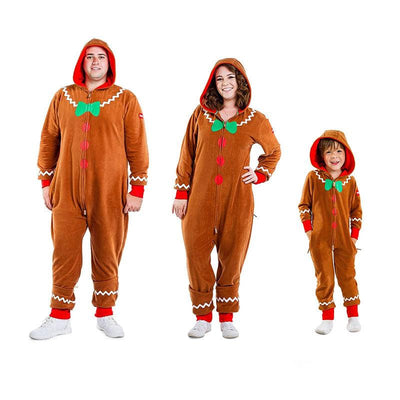 Gingerbread Man Christmas Costume for Family - animeccos.com