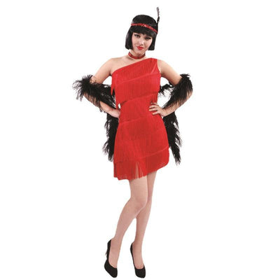 1920s Fringed Flapper Costume For Women - animeccos.com