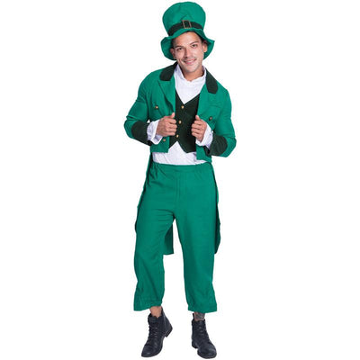 Mens St Patrick's Day Lucky Leprechaun Costume - animeccos.com