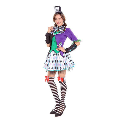 Funny Court Jester Holiday Costume for Women - animeccos.com