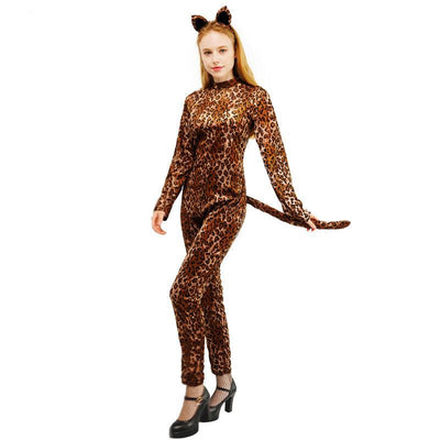 Halloween Adults Leopard Costume - animeccos.com