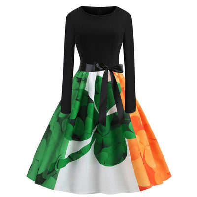 Shamrock St Patrick's Day Adults Dress - animeccos.com