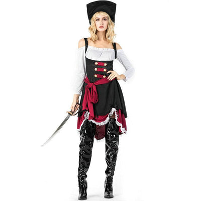 Adult Caribbean Pirate Babe Costume For Women - animeccos.com
