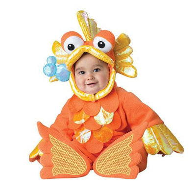 Baby Toddler Goldfish Costume Cosplay Romper - animeccos.com