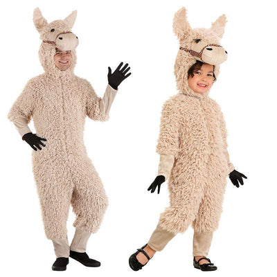 Family Animal Alpaca Costume For Adult And Kids - animeccos.com