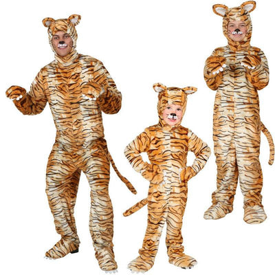 Family Animal Tiger Costume For Adult And Kids - animeccos.com