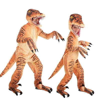 Family Animal Dinosaur Velociraptor Costume - animeccos.com