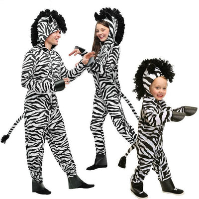 Family Animal Zebra Costume - animeccos.com