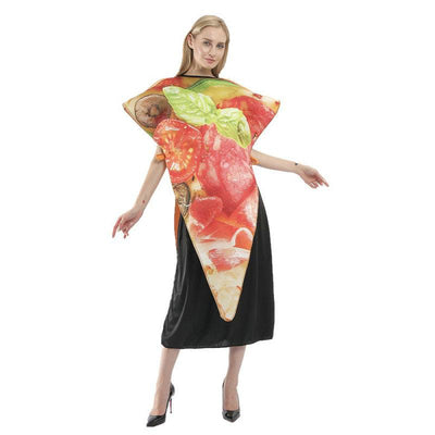 Funny Adult Pizza Costume Unisex Sponge Halloween Party Costumes - animeccos.com
