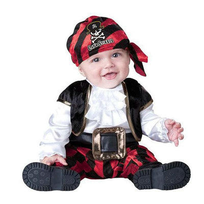 Funny Baby Toddler Pirate Costume Cosplay Romper - animeccos.com