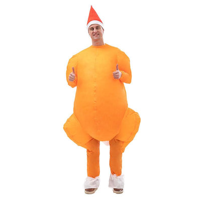 Funny Thanksgiving Turkey Inflatable Suit Costume - animeccos.com