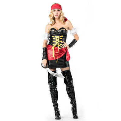 Halloween Adult Caribbean Pirate Costume For Women - animeccos.com