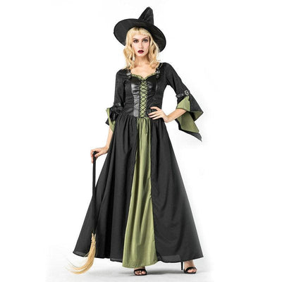 Halloween Adult Gothic Witch Costume - animeccos.com