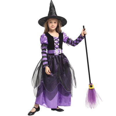 Halloween Witch Costume Dress For Girls - animeccos.com