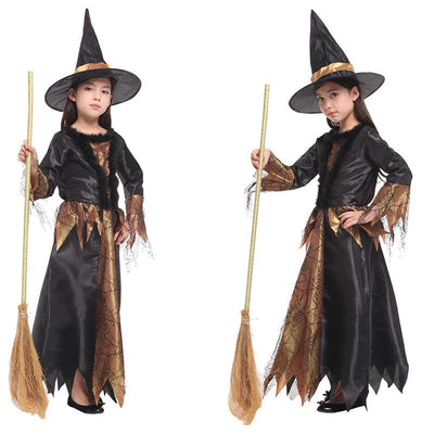 Halloween Witch Costume Long Skirt For Kids - animeccos.com