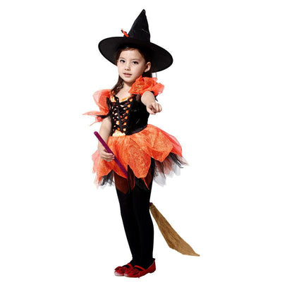 Halloween Witch Costume Outfit Dress - animeccos.com