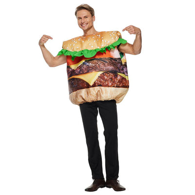 Hamburger Adult Funny Party Costume For Men And Women - animeccos.com