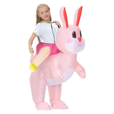 Kids Funny Bunny Inflatable Costume for Easter - animeccos.com