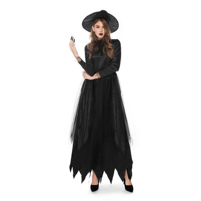 Renaissance Medieval Witch Fancydress Costume Gothic Women Victorian - animeccos.com