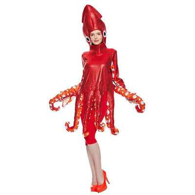 Squid Adult Funny Party Costume For Men And Women - animeccos.com