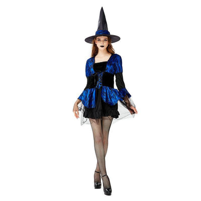Witch Blue Dress Costume For Women - animeccos.com