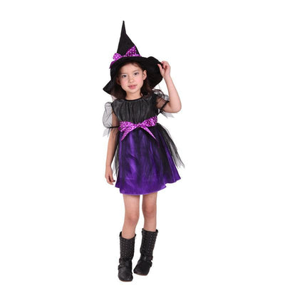 Witch Costume Outfit Dress For Kids - animeccos.com