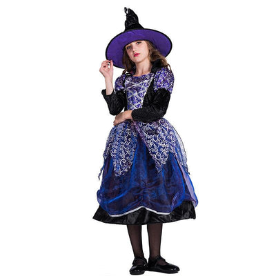 Halloween Cosplay Dress Kids Witch Costumes - animeccos.com