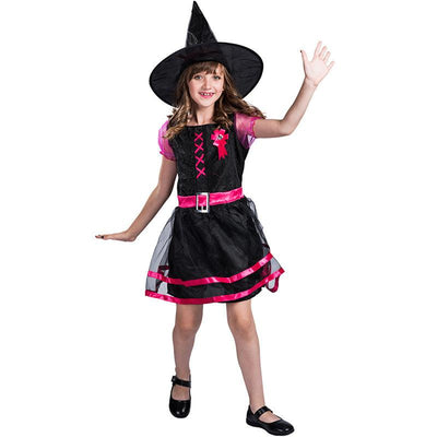 Witch Costumes Black Dress For Kids - animeccos.com