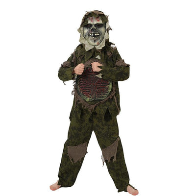 Kids Scary Skeleton Halloween Party Costume - animeccos.com