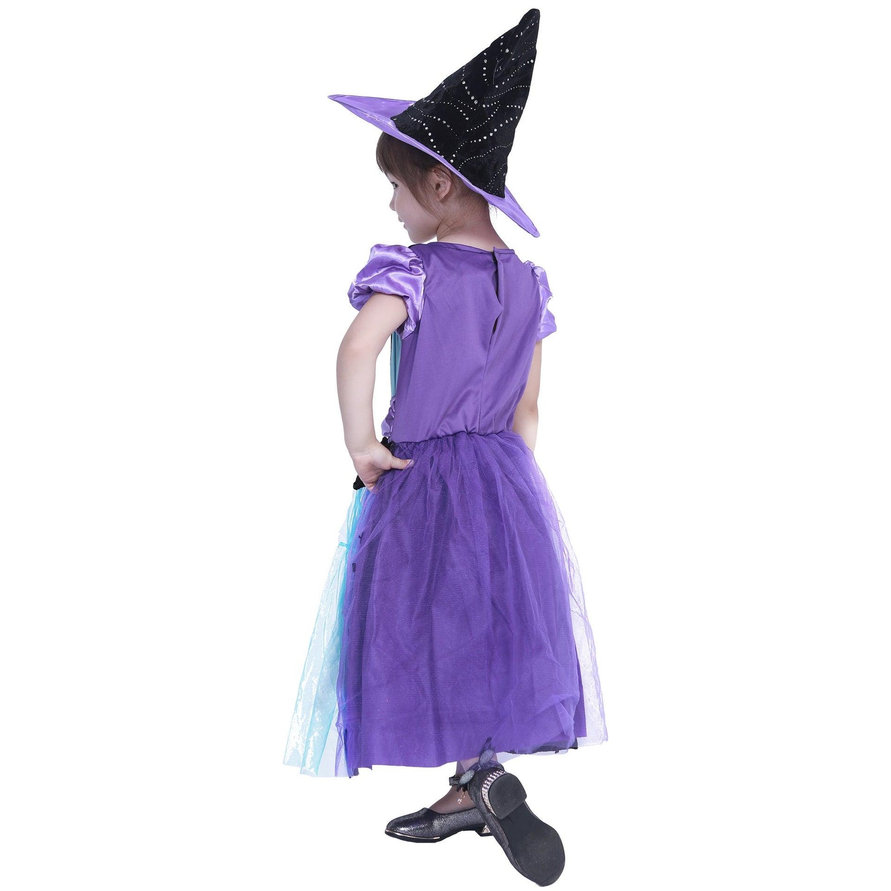 Witch Costumes Outfit Purple Dress For Kids Witch Costumes Outfit Purple Dress For Kids