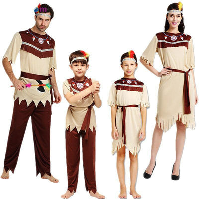 Family Matching American Indian Costume - animeccos.com