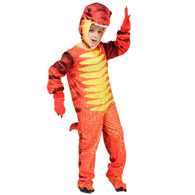 Kids Red Dinosaur Costume - animeccos.com