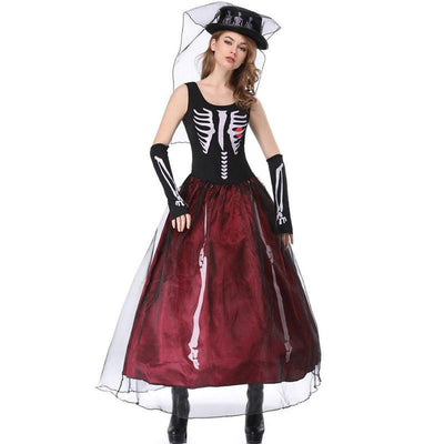 Skeleton Costume Dress for Women - animeccos.com