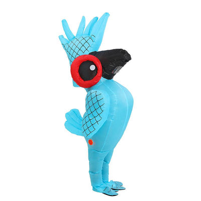 Blue Inflatable Parrot Blow Up Suit Costume - animeccos.com