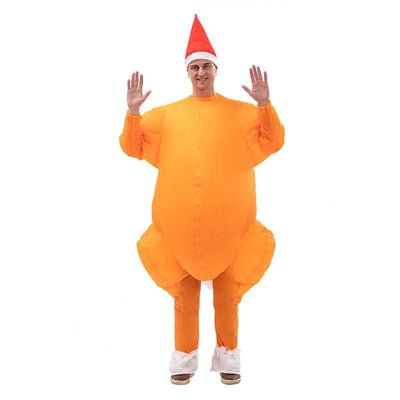 Funny Adult Inflatable Turkey Blow Up Suit Costume - animeccos.com