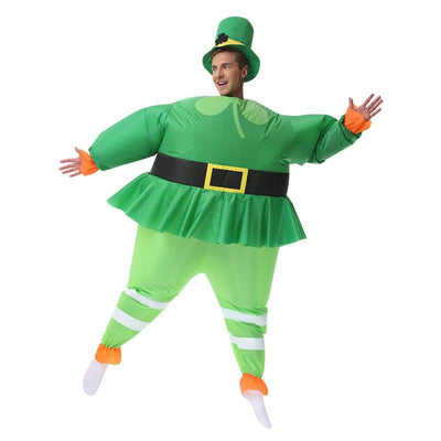 Lucky St Patrick's Day Inflatable Costume for Men - animeccos.com