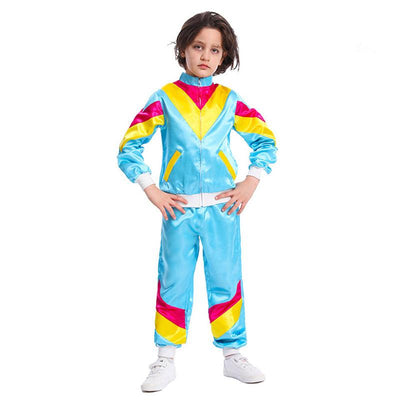 Plus Size Kid’s Work It Out 80’s Costume - animeccos.com