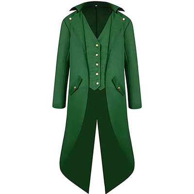 Green St Patrick's Day Costume Tailcoat for Men - animeccos.com