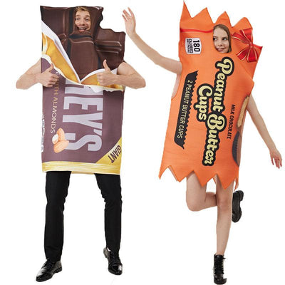 Adult Peanut Butter Chocolate Bars Cute Couples Costumes - animeccos.com