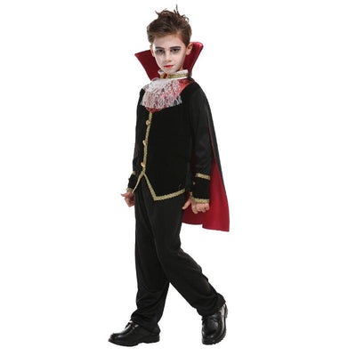 Boys Vampire Costume Kids Halloween Devil Cosplay Suit - animeccos.com