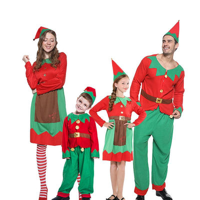 Christmas Elf Cosplay Suit Family Costumes - animeccos.com
