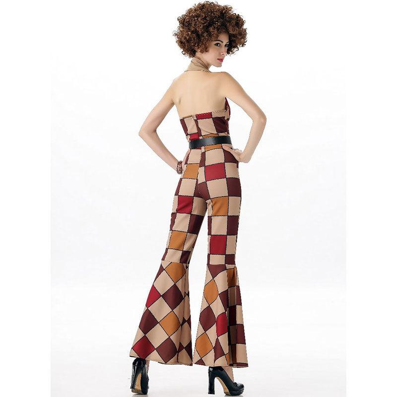 70s disco dresses for women Couples Costume Adult Retro 70s Disco Cosplay Outfit