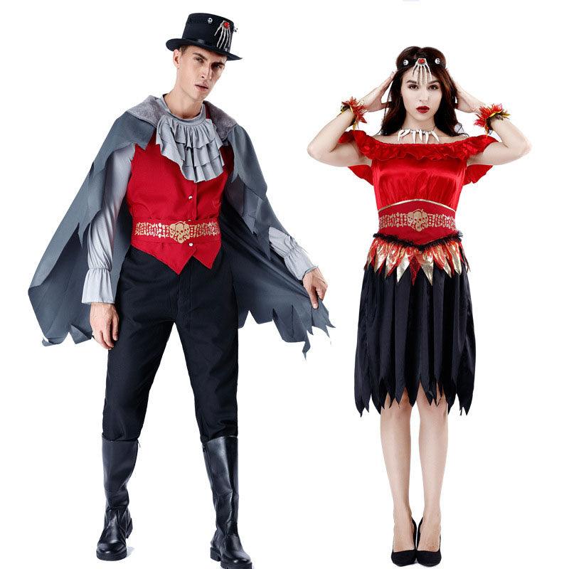 Couples Vampire Costumes Adult Halloween Party Cosplay