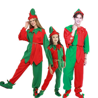 Elf Cosplay Outfit Christmas Family Costumes - animeccos.com