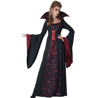 Vampire Costume Women Black Halloween Dress - animeccos.com